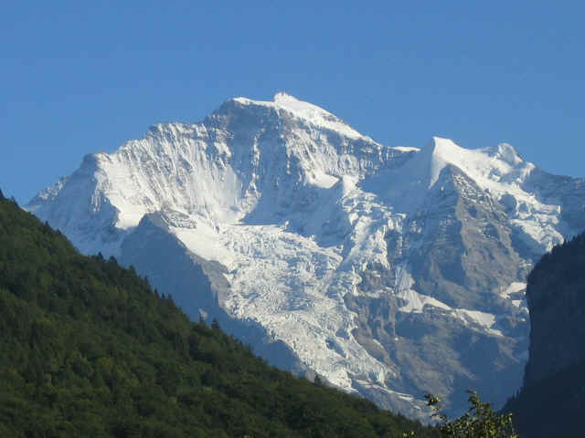 Das Jungfrau- Massiv...