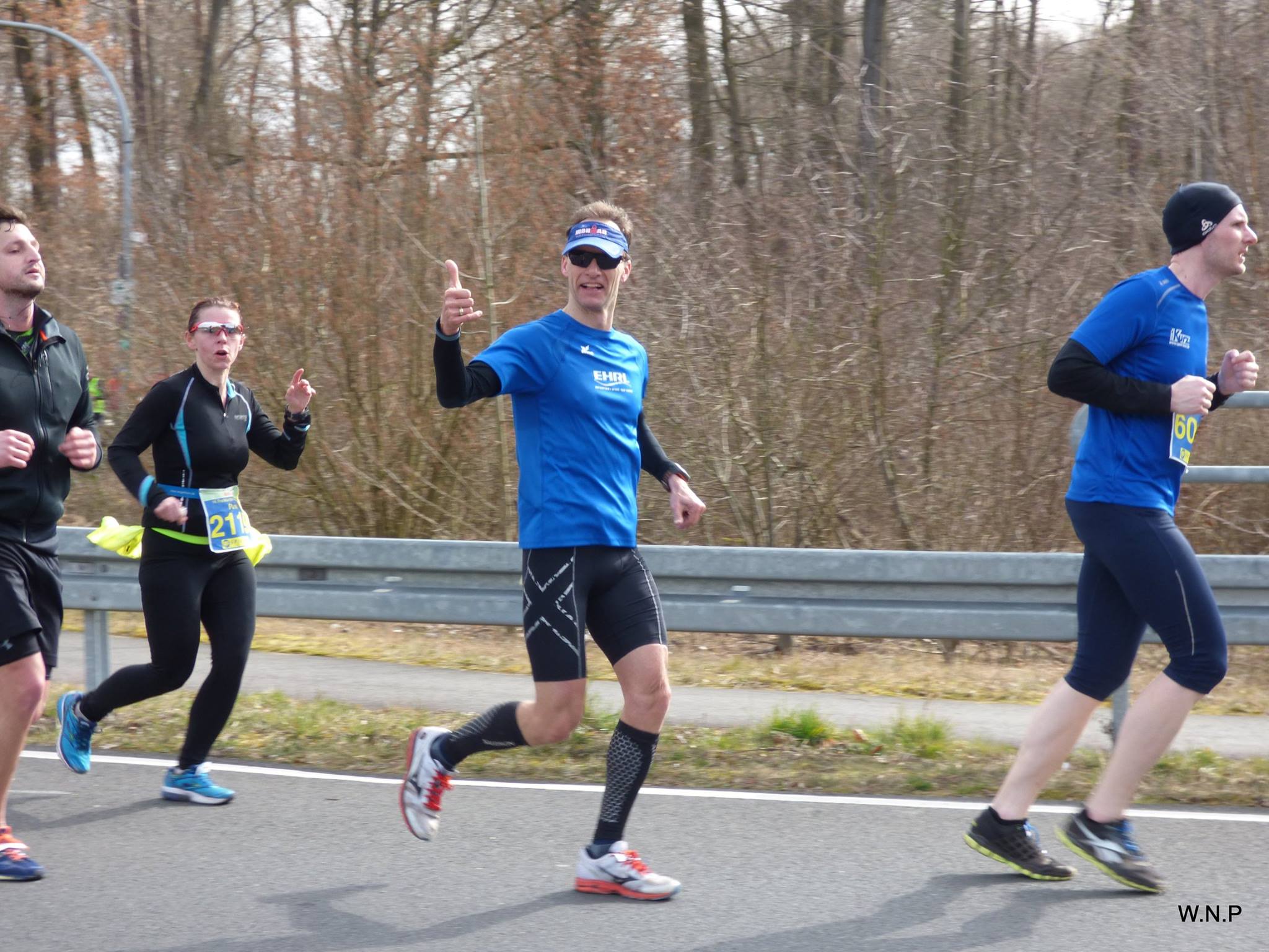 mit Anna im Schhlepptau...