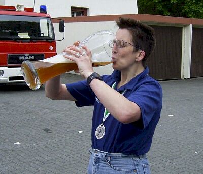 Nicht schlecht, so ein kleines Glas...